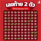 เลขท้าย2ตัว